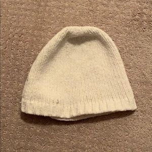 off-white knit toboggan